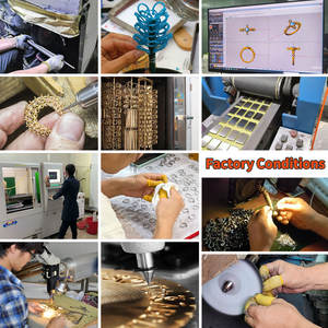 ओम गंध कस्टम गहने हार बालियां लोगो 14k 18k स्टेनलेस स्टील गहने हाइपोएलर्जेनिक गहने निर्माता - Product Image 6