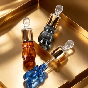 Nuevas Botellas de <span class=keywords><strong>Vidrio</strong></span> para Aceites Esenciales, Multicolores, Estilo Lujoso, Electrochapadas, de 6ml y 12ml, Combinables <span class=keywords><strong>con</strong></span> Cajas de Empaque - Product Image 4