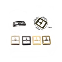 Accessoires personnalisés Boucle de ceinture à broche en métal doré brillant, Boucles de ceinture à broche carrée