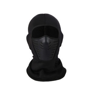 Cycling Mask Fleece Lined Windproof Neck Protector Unisex Outdoor Riding Face Cover Black And Dark Gray - Product Image 3
