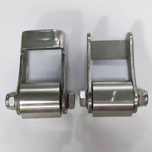 Support de courroie à <span class=keywords><strong>poulie</strong></span> fixe 38*38 avec cadre moulé de précision silencieux, axe central avec <span class=keywords><strong>poulie</strong></span> sans fente, roue à poignée en acier inoxydable 304 - Product Image 3