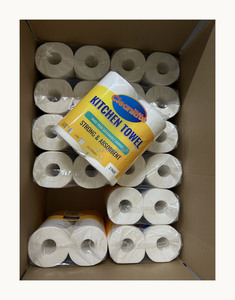 2plyl 3 lớp 100% bột tre nhà bếp Khăn giấy siêu mềm nhà bếp giấy khăn cuộn - Product Image 4