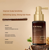 Si Mi Nong Organic 60ml Esens Jahe untuk Kulit Kepala - Perawatan Rambut yang Menyegarkan & Menenangkan untuk Kulit Kepala Berminyak & Akar Rambut Lemah