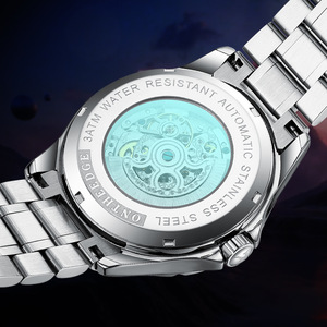 Reloj Mecánico Automático de Alta Gama para Hombre, Esfera Impermeable de 42 mm, Acero Inoxidable, Tourbillon Hueco, Aleación Luminosa, Venta al por Mayor - Product Image 4