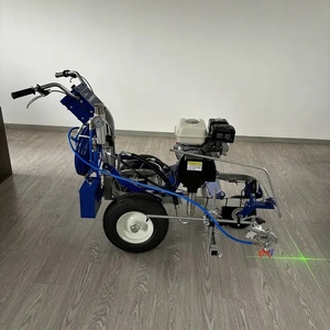 High Quality 6.5HP <b>Gasoline</b> Engine Cold Spray Paint Machine Hand-Push Cold Airless Spraying Pavement Road Line Marking Machine - Product Image 3