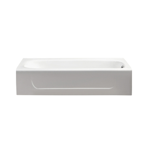Bañera de hierro fundido Alcove de 60'' con frente de revestimiento, desagüe reversible - Product Image 2