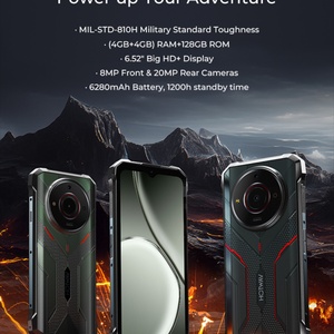 Hotwav Rugged Phone 4+128GB 6280mAh 6.5 Inch FHD Android 13 Global Version Shockproof IP68 GSM Dual 20MP Camera MT8788 HOTWAV - Product Image 5