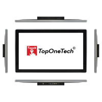 Moniteur tactile capacitif à cadre ouvert TopOneTech 23,8 pouces, 9 panneaux d'écran tactile en stock