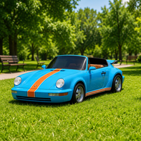 Kart électrique à batterie 911 72V 40Ah, à transmission par arbre, quatre roues, design rétro, pour l'extérieur, voiture de karting électrique sportive