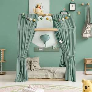 <span class=keywords><strong>Moustiquaire</strong></span> et couvre-lit pliable en tissu crêpe pur coton double couche de style nordique pour l'été – Idéal pour les lits d'enfants - Product Image 5