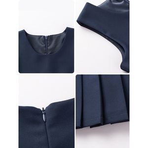 Robe preppy personnalisée pour filles, nouvelle robe plissée style JK pour enfants, combinaison de performance pour tout-petits et grandes filles - Product Image 6