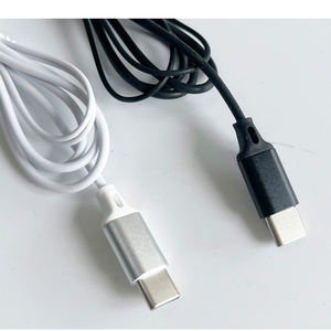 Auriculares con cable tipo C Auriculares con cable intrauditivos de alta calidad de sonido Auriculares de bajo costo de 1 metro de longitud de cable bicolor - Product Image 4