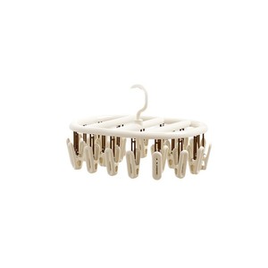 Multi Functional Sock Drying Rack With <b>Clips</b> Round <b>Hook</b> Type For Home Balcony Use 3 5kg Load Capacity - Product Image 5