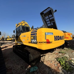 Excavadora de orugas usada Komatsu PC350-7 de 35 toneladas, potente maquinaria pesada para minería de mineral, de bajo precio, de Japón, a la venta. - Product Image 1