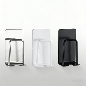 Suporte para Escova de Dentes em Aço Inoxidável 304 Sem Furos, Suporte de Copo Montado na Parede para Acessórios de Banheiro - Product Image 3