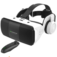 X612-2 3D眼镜虚拟现实定制多合一VR眼镜手机耳机双筒望远镜视频游戏带镜头游戏机
