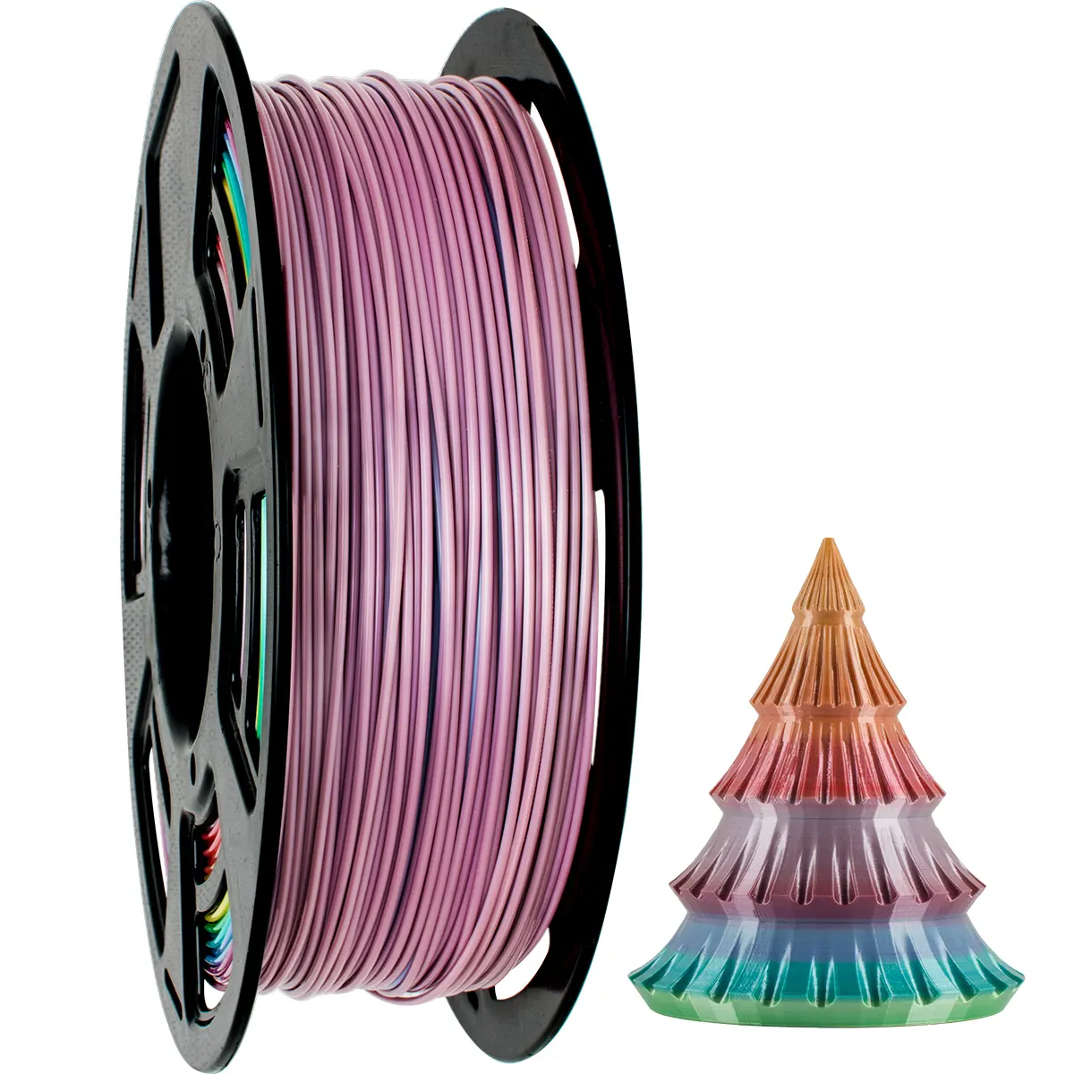 1.75mm Manufacture Multicolor Gradient PLA filament flexible 3D Printer Filaments