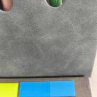 Ensemble de papeterie pliable en PU rigide 22,5*29 cm avec bloc-notes, notes adhésives, pinces à papier, papier kraft, stylo et support pour téléphone portable – Vente en gros