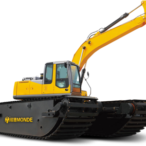 Escavatore Cingolato Anfibio, Attrezzatura Pesante da Costruzione, Scavatrice ad Alta Efficienza per Uso Subacqueo - Product Image 1