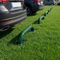 TL Offre Spéciale : Barrières de sécurité robustes pour parking, bornes de stationnement pour véhicules, protections de machines à profil bas