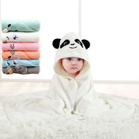 Newborn Bath Sheets 80x80cm and 105X105cm Cute Design Multi Colors Lovely Baby Hooded Bath Towel