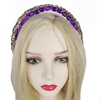 Serre-tête de luxe à sequins et strass pour le Mardi Gras, les fêtes d'anniversaire, la décoration, et l'accessoire de tenue pour les festivals Burning Man et Rave