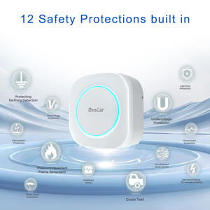 محطة شحن ZenCar للسيارات الكهربائية بقوة 32 أمبير و7.4 كيلوواط، المستوى <span class=keywords><strong>3</strong></span>، شحن سريع تيار متردد للمركبات الكهربائية، حلول شحن تجارية مع تطبيق - Product Image 6