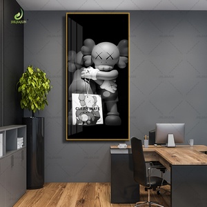 Décoration d'intérieur de luxe avec impression haute définition, intégrant de la porcelaine de cristal et des fresques LED, personnalisable sur mesure - Product Image 5