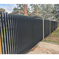 Clôture en aluminium à piquets verticaux de haute qualité pour les communautés résidentielles avec fabrication certifiée