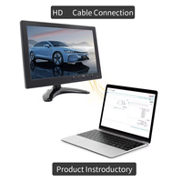 Monitor Headrest Mobil 10.1 Inci Resolusi Definisi Tinggi 1280*800, Monitor Komputer, Pemutar MP5, Layar Mobil