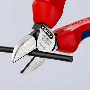 KNIPEX 70 02 140 Coupe-fil diagonale avec poignées multi-composants noir 140 mm - Product Image 3