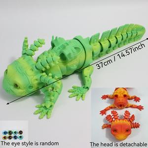 Axolote Gigante Impreso en 3D de 37 cm/14.57 Pulgadas, SDK32, Ojos Realistas, Dinosaurio Hexagonal Mecánico Enorme, Regalo de Cumpleaños - Product Image 2