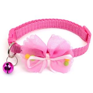 Collar clásico de nailon para mascotas de 1cm con patrón de puntos pequeños y Material de hebilla de plástico de campana para gatos pequeños, perros para entrenamiento, Collar para mascotas - Product Image 5