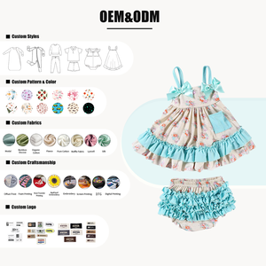 Design Hongbo Set di abiti da compleanno per bambina di un anno graziosi abiti da bambina in pizzo nuovi nati da bambina estivi da <span class=keywords><strong>5</strong></span> <span class=keywords><strong>mesi</strong></span> - Product Image 3