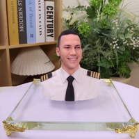 Nueva Figura Coleccionable de Resina Impresa en 3D, Estilo IA, Personalizada con Foto Individual, a Todo Color, para Regalo