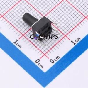 TS-1095PD-A13B2-D2 Tactile Switch Through hole-4P,6x6mm Switch Single Pole Single Throw Round Button 1.8N Through Hole - Product Image 2