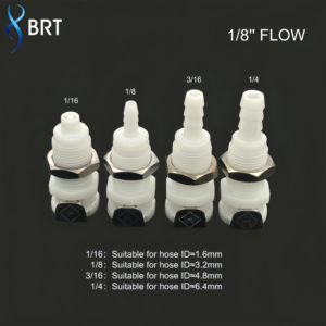 ข้อต่อสายยางแบบมีหนาม ขนาด 4.8 มม. ผลิตจากพลาสติก ป้องกันการรั่วซึม สำหรับสายรัดบำบัดแบบเป่าลม - Product Image 2