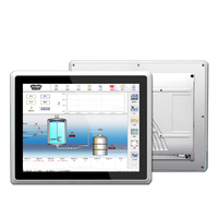13,3 ''15,6'' 18,5 ''21,5'' ABS Marco abierto Multi-táctil Capacitivo Monitor industrial frontal IP65 con IPS LCD 2K