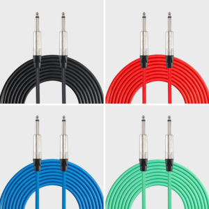 <span class=keywords><strong>Cable</strong></span> de Audio Mono TS <span class=keywords><strong>a</strong></span> TS de 6.35mm y 23AWG, Precio de Fábrica, <span class=keywords><strong>para</strong></span> Monitores de Estudio, Bajo, <span class=keywords><strong>Guitarra</strong></span> y Teclado - Product Image 1