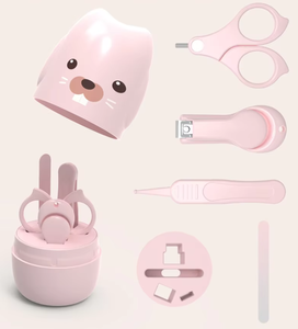 Vendita calda <span class=keywords><strong>kit</strong></span> per la cura del neonato 4 pz/set di sicurezza accessori per la cura del bambino tagliaunghie e più per i neonati per uso cucina - Product Image 1