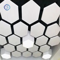 Panneaux acoustiques en fibre de verre pour usine, panneaux de suspension pour plafond en verre, optimisation acoustique, dalles, panneaux nuage