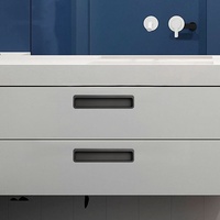 Poignées et Boutons de Tiroir en Alliage d'Aluminium pour Armoires de Cuisine, Commodes, Chambres, Hôtels, Salles de Bain, Écoles - Installation Facile et Moderne