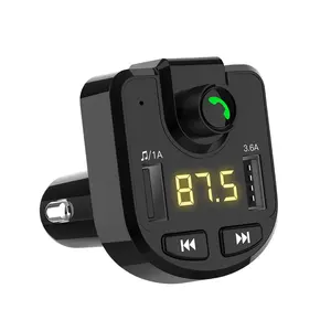 SuperSeptember 2021 Dual USB Charger 3.1a Bluetooths Hands-free Car Fm Transmitter with LCD Display