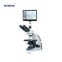 BIOBASE China S Microscope Wide Field Eyepiece School Economical Monocular Biological Microscope for Lab