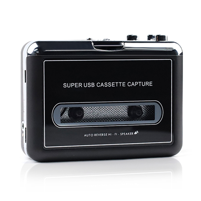 Factory Outlet Antique Camera Appearance USB Tape Drive to MP3 Cassette Player Walkman Comes with Detachable External 3W Speaker