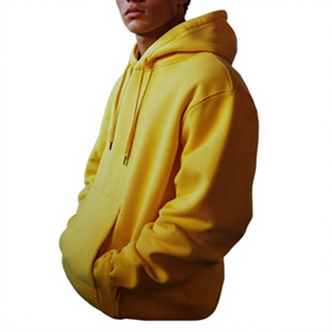 OEM Custom Logo 100% Cotton Heavyweight Fleece 380 GSM Print Logo High-Quality Oversized Drop Shoulder Men's <b>Hoodie</b> Pullover - Product Image 6