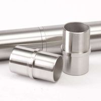 Happyjack Raccord rotatif pour main courante d'escalier en acier inoxydable 304, connecteur en T rotatif direct, bride murale, pour la fabrication de meubles