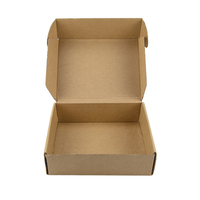 Venta caliente de papel Kraft corrugado envío Comercio electrónico caja de embalaje caja de correo personalizada para productos de belleza