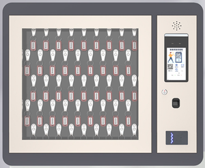 Armoire à clés intelligente en acier avec serrure électronique numérique murale pour la logistique des compagnies <span class=keywords><strong>de</strong></span> bus <span class=keywords><strong>Agent</strong></span> immobilier Coffre-fort à clés <span class=keywords><strong>de</strong></span> voiture - Product Image 3
