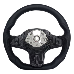 Volante Deportivo de Cuero Negro con Franja Superior para BMW Serie G, M3 G20 G30 G80 M4 G82 M5 CS, Venta al Por Mayor - Product Image 1